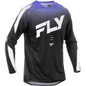 Maillot FLY RACING Evolution DST  noir/blanc/violet XL