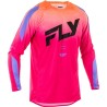 Maillot FLY RACING Evolution DST  rose/lavande/noir S