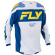 Maillot FLY RACING F-16 - blanc/bleu foncé/jaune M