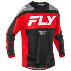 Maillot FLY RACING F-16  noir/rouge/blanc XXXXXL