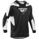 Maillot FLY RACING Kinetic SYM  noir/blanc XXL