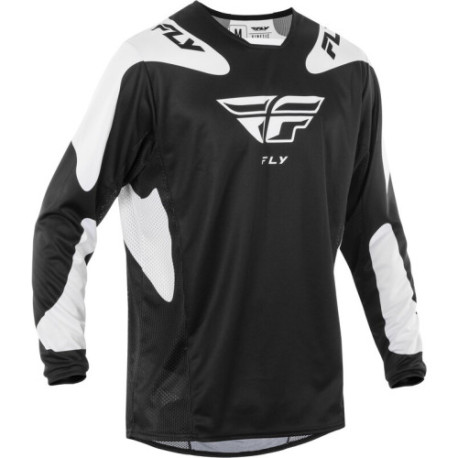 Maillot FLY RACING Kinetic SYM  noir/blanc XL