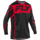 Maillot FLY RACING Lite  noir/rouge XXL