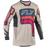 Maillot FLY RACING Lite S.E. Vice - gris clair/rose/corail M