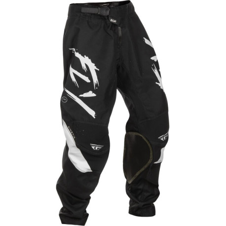 Pantalon enfant FLY RACING Kinetic Stoke  noir/blanc 26