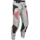 Pantalon FLY RACING Kinetic SYM - gris clair/rouge/noir 36