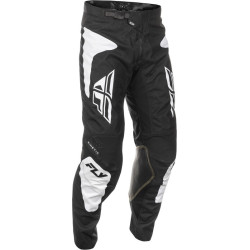 Pantalon FLY RACING Kinetic SYM  noir/blanc 38