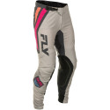 Pantalon FLY RACING Lite S.E. Vice - gris clair/rose/corail 38