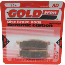 Plaquettes de frein GOLD FREN avant 65 80 85 YZ