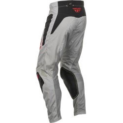 Pantalon FLY RACING Kinetic SYM - gris clair/rouge/noir 38