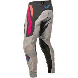 Pantalon FLY RACING Lite S.E. Vice - gris clair/rose/corail 32