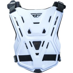Plastron FLY RACING Revel Roost Race CE blanc taille unique