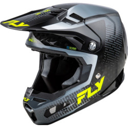 Casque FLY RACING Formula S Carbon Protocol - noir carbone/gris/Hi-Vis L