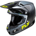 Casque FLY RACING Formula S Carbon Protocol - noir carbone/gris/Hi-Vis L