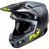 Casque FLY RACING Formula S Carbon Protocol - noir carbone/gris/Hi-Vis L