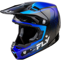 Casque FLY RACING Formula S Carbon Protocol - noir carbone/bleu S