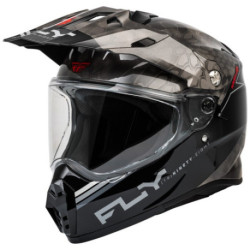 Casque FLY RACING Trekker Krypyek Conceal  noir/gris/blanc M