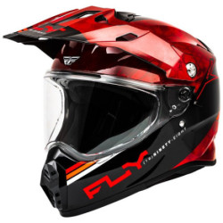 Casque FLY RACING Trekker Krypyek Conceal  rouge/noir S