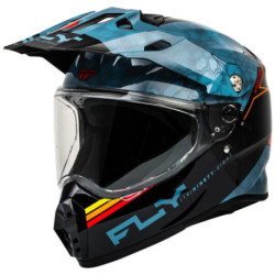 Casque FLY RACING Trekker Krypyek Conceal  Slate/noir/rouge S