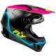 Casque FLY RACING Formula CC L.E. Underglow  gris/rose/bleu S