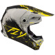 Casque FLY RACING Formula CP Manic - gris mat/noir/jaune S