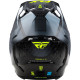 Casque FLY RACING Formula S Carbon Protocol - noir carbone/gris/Hi-Vis L