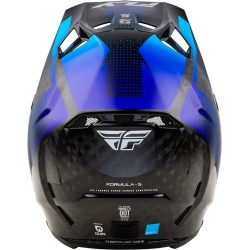 Casque FLY RACING Formula S Carbon Protocol - noir carbone/bleu XL