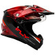 Casque FLY RACING Trekker Krypyek Conceal  rouge/noir S