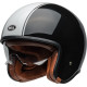 Casque BELL Route TX501 - Taille L - Couleur Rally Gloss Black/White