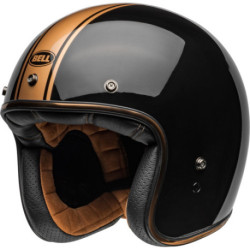 Casque BELL Route Custom 500 - Taille S - Couleur Rally Gloss Black Bronze