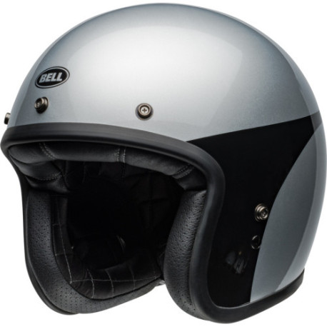 Casque BELL Route Custom 500 - Taille M - Couleur Chassis Gloss Silver Black