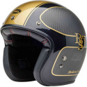 Casque BELL Route Custom 500 Carbon - Taille M - Couleur RSD Checkmate Matte Gloss Black/Gold