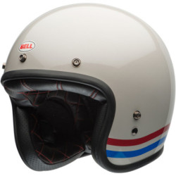 Casque BELL Route Custom 500 - Taille S - Couleur Stripes Pearl