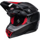 Casque BELL Motocross et enduro Moto 10 Spherical - Taille L - Couleur Satin/Gloss Black/Red