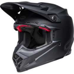 Casque BELL Motocross et enduro Moto 9s Flex Solid - Taille S - Couleur Noir mat