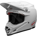 Casque BELL Motocross et enduro Moto 9s Flex Solid - Taille S - Couleur Blanc