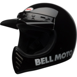 Casque BELL Motocross et enduro Moto 3 Classic - Taille XXL - Couleur Noir brillant