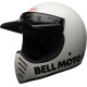 Casque BELL Motocross et enduro Moto 3 Classic - Taille S - Couleur Blanc brillant