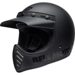 Casque BELL Motocross et enduro Moto 3 Classic - Taille XL - Couleur Blackout Mat/Brillant