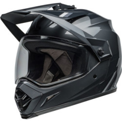 Casque BELL Motocross et enduro MX 9 Adventure MIPS - Taille M - Couleur Alpine Gloss Charcoal/Silver