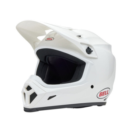 Casque BELL Motocross et enduro MX 9 Mips - Taille S - Couleur Gloss Solid White