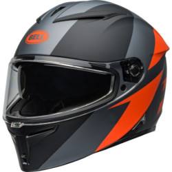 Casque BELL Route Lithium - Taille XL - Couleur Shear Matte Gray/Orange