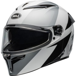 Casque BELL Route Lithium - Taille L - Couleur Shear Gloss Silver/White