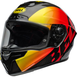 Casque BELL Route Race Star DLX Flex - Taille L - Couleur Offset Gloss Black/Red