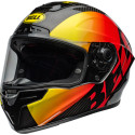 Casque BELL Route Race Star DLX Flex - Taille L - Couleur Offset Gloss Black/Red