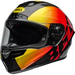 Casque BELL Route Race Star DLX Flex - Taille XL - Couleur Offset Gloss Black/Red