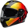 Casque BELL Route Race Star DLX Flex - Taille XL - Couleur Offset Gloss Black/Red