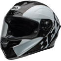 Casque BELL Route Race Star DLX Flex - Taille S - Couleur Offset Gloss Black/White