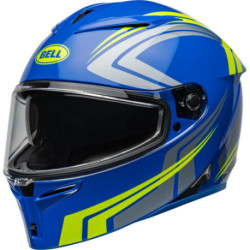 Casque BELL Route Lithium - Taille XL - Couleur Jetstream Gloss Blue/Retina