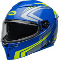 Casque BELL Route Lithium - Taille XL - Couleur Jetstream Gloss Blue/Retina